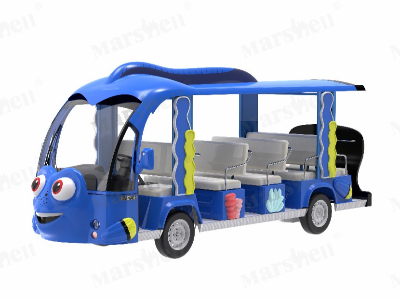 藍藻魚主題造型電動觀光車